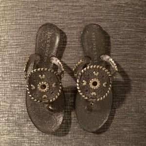 Jack Rogers Sparkle Georgica Jelly Sandals•Size 8